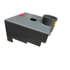 Dust Shield for Door Edge Split and Continuous Fences