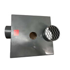 Dust Shield for Door Edge Split and Continuous Fences