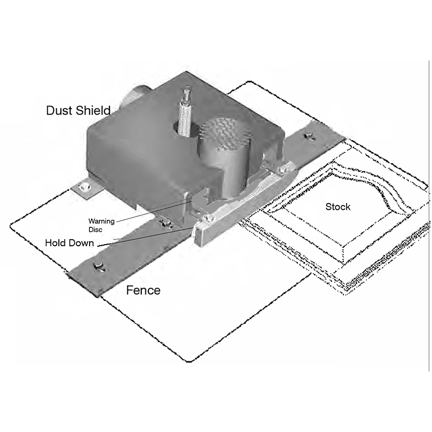 Door Edge Setup - Flat Mount - Fence - Professional Setup for Industrial Woodworking