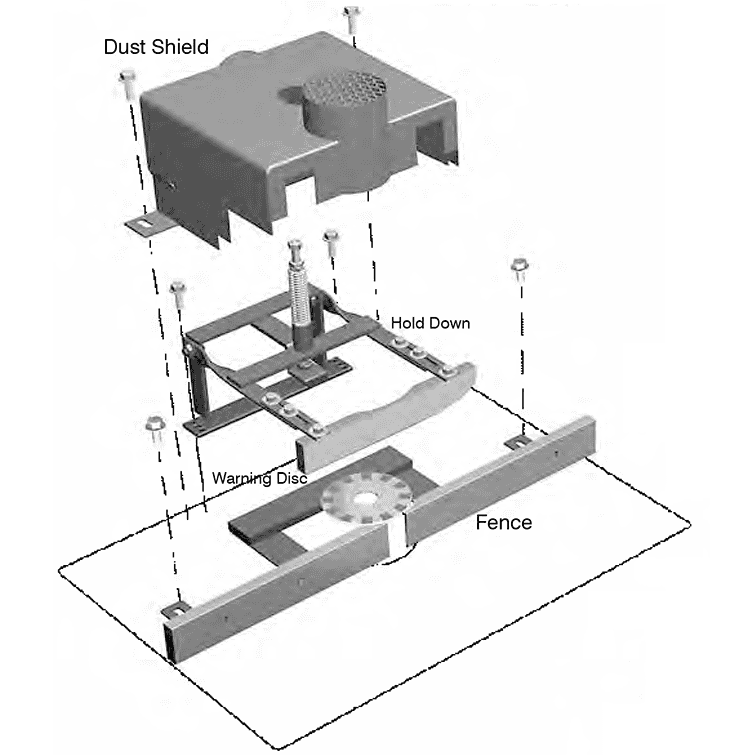 Split Door Edge Setup - Flat Mount - Fence - Professional Setup for Industrial Woodworking
