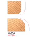 Combination 1/4" & 1/2" Round Over Cutters