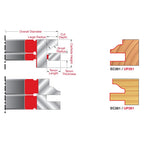 3/4" Stock Male & Female Cabinet Door Cutter Sets