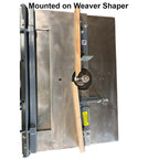No Hold Down 4" Weaver Sticker Plate Setup w/ Hold Down - Professional Setup for Industrial Woodworking