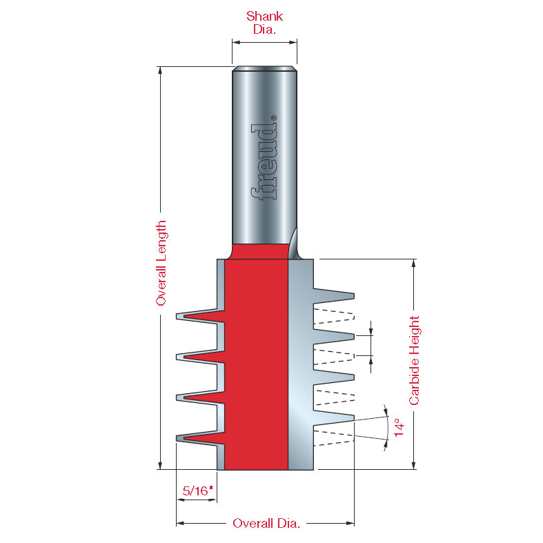 Finger Joint Bit | Freud - Professional Finger Joint Bit JOINERY BITS for Industrial Woodworking