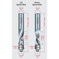 Flush Trim Spiral Bits