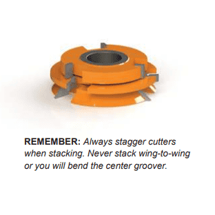 Easement Groover - Professional Shaper Cutters for Industrial Woodworking