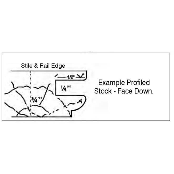 Straight Sticking Setup - Flat Mounting - Guide & Fence