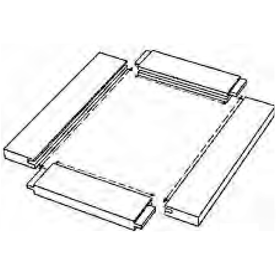 Straight Sticking Setup - Flat Mounting - Guide & Fence