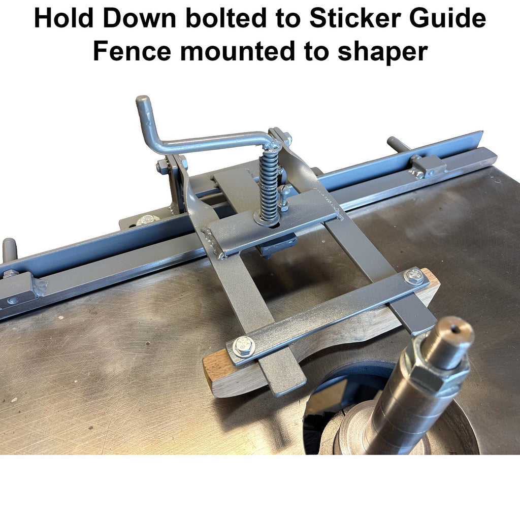 Yes Weaver Sticker Guide Fence w/Hold Down Option - Professional Fence for Industrial Woodworking