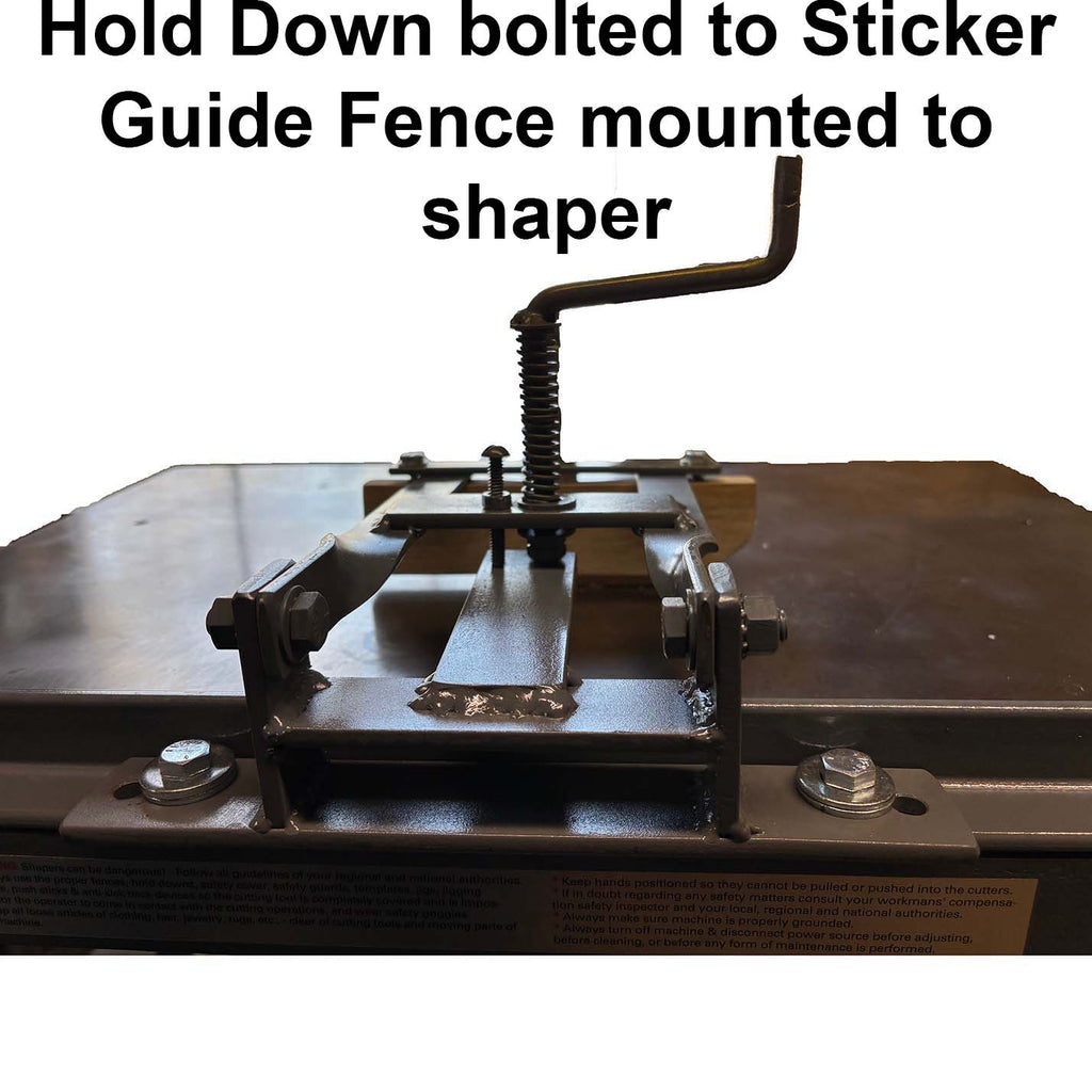 Yes Weaver Sticker Guide Fence w/Hold Down Option - Professional Fence for Industrial Woodworking