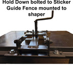 Yes Weaver Sticker Guide Fence w/Hold Down Option - Professional Fence for Industrial Woodworking