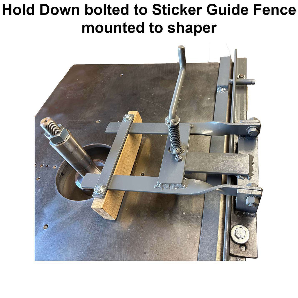 Yes Weaver Sticker Guide Fence w/Hold Down Option - Professional Fence for Industrial Woodworking