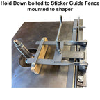 Yes Weaver Sticker Guide Fence w/Hold Down Option - Professional Fence for Industrial Woodworking