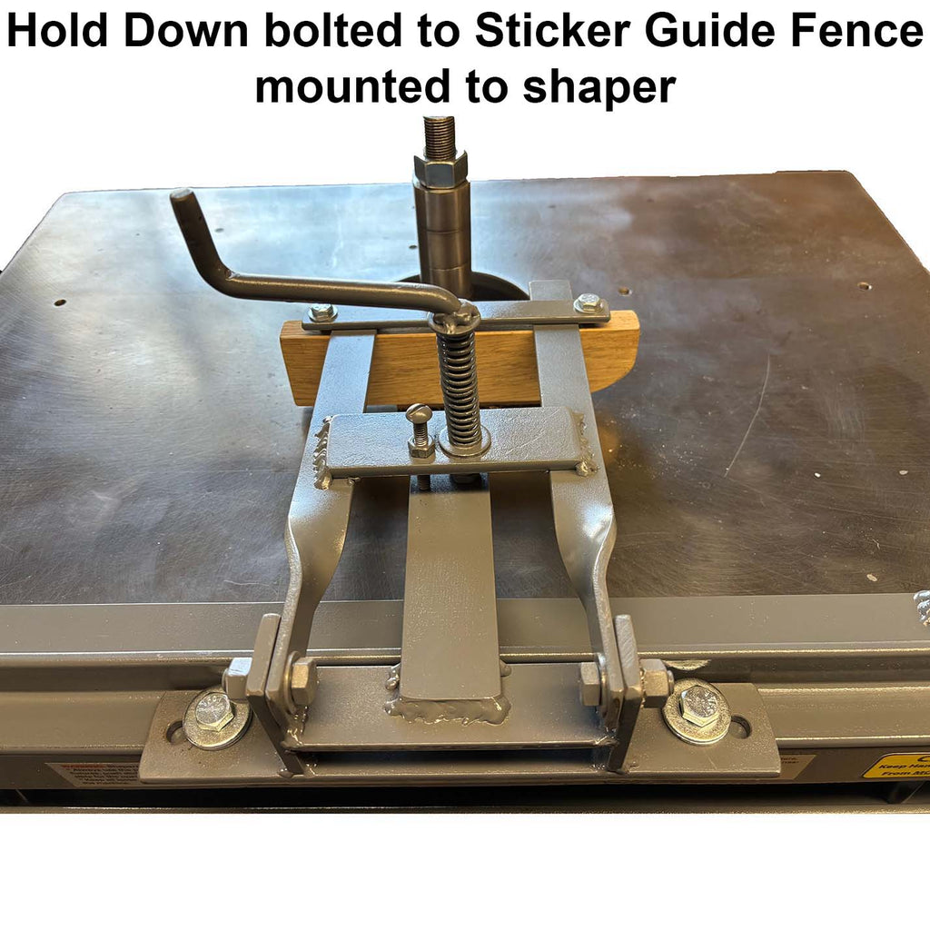 Yes Weaver Sticker Guide Fence w/Hold Down Option - Professional Fence for Industrial Woodworking