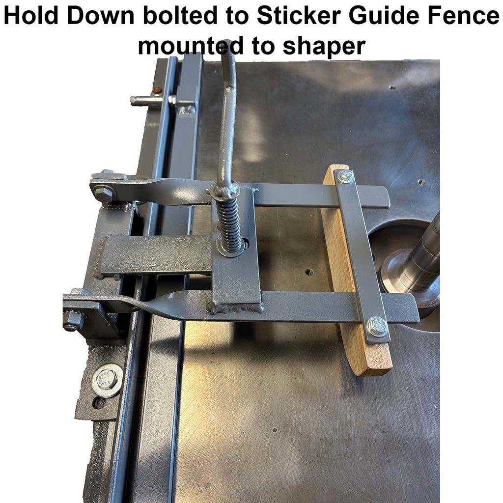 Yes Weaver Sticker Guide Fence w/Hold Down Option - Professional Fence for Industrial Woodworking