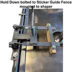Yes Weaver Sticker Guide Fence w/Hold Down Option - Professional Fence for Industrial Woodworking