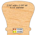 4 inch Squared 17-050 HANDRAIL CUTTERS (2 Piece Set) - Professional for Industrial Woodworking