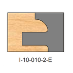 I-010-E Pattern Two Piece Dedicated Insert Replacement Tips - Professional Insert Tips for Industrial Woodworking