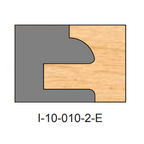 I-010-E Cope Two Piece Dedicated Insert Replacement Tips - Professional Insert Tips for Industrial Woodworking