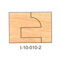 I-10-010-2 Non-Eased DEDICATED PROFILE INSERT CUTTERS - 2 PC. SETS - - Professional Insert Cutter for Industrial Woodworking