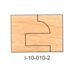 I-10-010-2 Non-Eased DEDICATED PROFILE INSERT CUTTERS - 2 PC. SETS - - Professional Insert Cutter for Industrial Woodworking