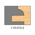 I-010 Cope Two Piece Dedicated Insert Replacement Tips - Professional Insert Tips for Industrial Woodworking