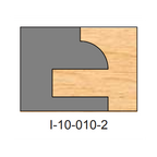 I-010 Cope Two Piece Dedicated Insert Replacement Tips - Professional Insert Tips for Industrial Woodworking