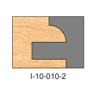 I-010 Pattern Two Piece Dedicated Insert Replacement Tips - Professional Insert Tips for Industrial Woodworking