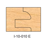 I-10-010 Eased DEDICATED PROFILE INSERT CUTTERS 3 PC. SETS - Professional Insert Cutter for Industrial Woodworking
