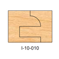 I-10-010 Not eased DEDICATED PROFILE INSERT CUTTERS 3 PC. SETS - Professional Insert Cutter for Industrial Woodworking
