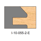 I-055-E Cope Two Piece Dedicated Insert Replacement Tips - Professional Insert Tips for Industrial Woodworking