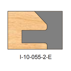 I-055-E Pattern Two Piece Dedicated Insert Replacement Tips - Professional Insert Tips for Industrial Woodworking