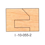 I-10-055-2 Non-Eased DEDICATED PROFILE INSERT CUTTERS - 2 PC. SETS - - Professional Insert Cutter for Industrial Woodworking
