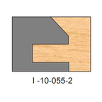 I-055 Cope Two Piece Dedicated Insert Replacement Tips - Professional Insert Tips for Industrial Woodworking