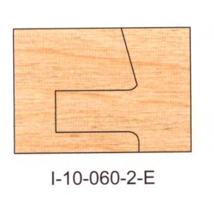 I-10-060-2 Eased DEDICATED PROFILE INSERT CUTTERS - 2 PC. SETS - - Professional Insert Cutter for Industrial Woodworking