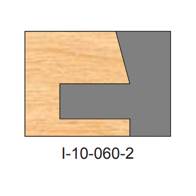 I-060 Pattern Two Piece Dedicated Insert Replacement Tips - Professional Insert Tips for Industrial Woodworking