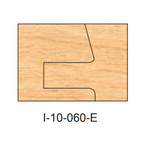 I-10-060 Eased DEDICATED PROFILE INSERT CUTTERS 3 PC. SETS - Professional Insert Cutter for Industrial Woodworking