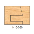 I-10-060 Not eased DEDICATED PROFILE INSERT CUTTERS 3 PC. SETS - Professional Insert Cutter for Industrial Woodworking