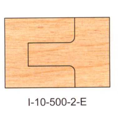 I-10-500-2 Eased DEDICATED PROFILE INSERT CUTTERS - 2 PC. SETS - - Professional Insert Cutter for Industrial Woodworking