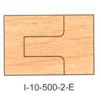 I-10-500-2 Eased DEDICATED PROFILE INSERT CUTTERS - 2 PC. SETS - - Professional Insert Cutter for Industrial Woodworking