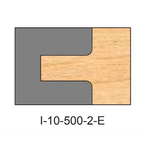 I-500-E Cope Two Piece Dedicated Insert Replacement Tips - Professional Insert Tips for Industrial Woodworking