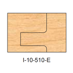 I-10-510 Eased DEDICATED PROFILE INSERT CUTTERS 3 PC. SETS - Professional Insert Cutter for Industrial Woodworking