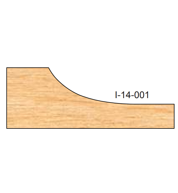 I-14-001 Raised Panel Tip Sets - For 3/4" Material - Professional Insert Tips for Industrial Woodworking