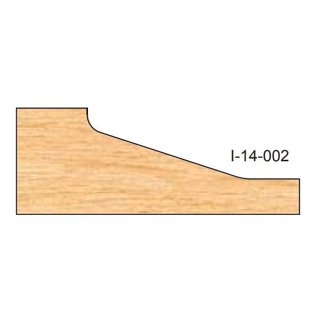 I-14-002 Raised Panel Tip Sets - For 3/4" Material - Professional Insert Tips for Industrial Woodworking