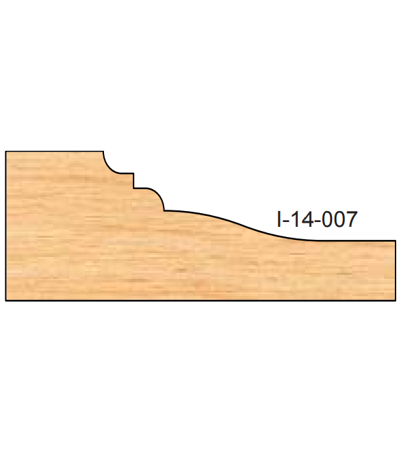 I-14-007 Raised Panel Tip Sets - For 3/4" Material - Professional Insert Tips for Industrial Woodworking