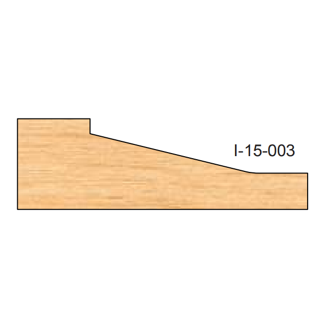 I-15-003 Raised Panel Tip Sets - For 5/8" Material - Professional Insert Tips for Industrial Woodworking