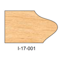 I-17-001 DEDICATED DOOR EDGE DETAIL INSERT CUTTERS - Professional Insert Cutter for Industrial Woodworking