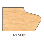 I-17-002 DEDICATED DOOR EDGE DETAIL INSERT CUTTERS - Professional Insert Cutter for Industrial Woodworking