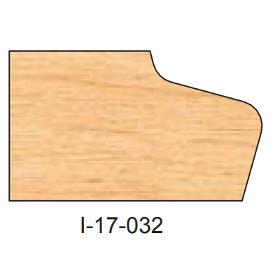 I-17-032 DEDICATED DOOR EDGE DETAIL INSERT CUTTERS - Professional Insert Cutter for Industrial Woodworking
