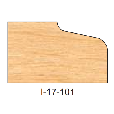 I-17-101 DEDICATED DOOR EDGE DETAIL INSERT CUTTERS - Professional Insert Cutter for Industrial Woodworking